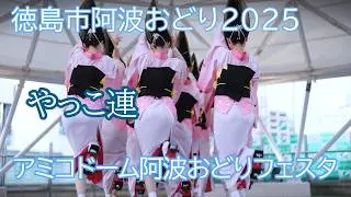 【阿波踊り2025】徳島市阿波おどり2025　アミコドーム阿波おどりフェスタ　やっこ連
