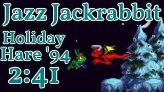 Jazz Jackrabbit Holiday Hare '94 Speedrun 2:41