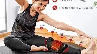 Red Light Therapy Knee Brace Vibration Knee Massage for Pain Relief
