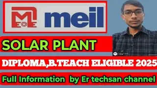 MEIL recruitment 2025 ll solar plant vacancy ll diploma, graduate eligible ll new hiring jobs
