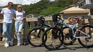 VIVI M026TGB Folding Softail Electric Mountain Bike | 350W