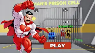 Omnni Man Prison Run! (Obby) Геймплей #roblox #robloxgames