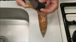restoration of an old chinese knife
