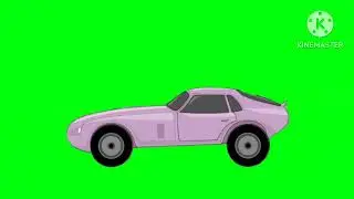Sports Car Green screen