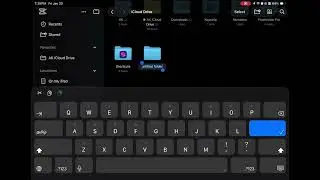 How to create a file on iPad 11 gen iOS 26