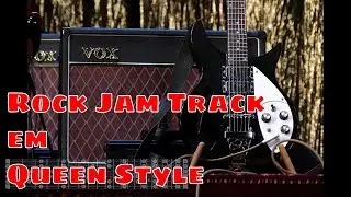 Rock backing Track Brian May Style