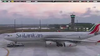 SRI LANKAN AIRLINES   A340   |  A FLIGHT FROM COLOMBO TO BENGALURU