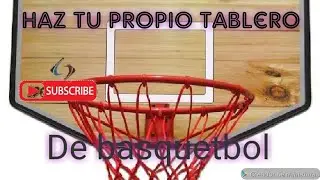 como hacer un tablero de basquetbol