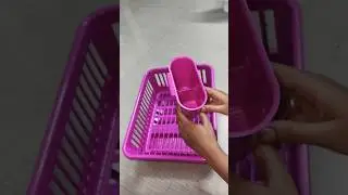 Plastic Dish Drainer And Drying Rack For Kitchen/3 In 1 Kitchen Sink Dish Drainer #shorts #kitchen