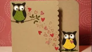 Another Two Step Owl Punch Card