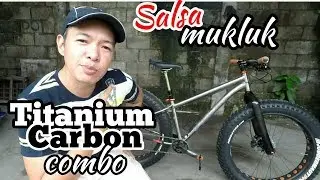 Fat Bike Bling! Salsa Mukluk Titanium Carbon Orange Combo 