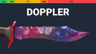 Bowie Knife Doppler - Skin Float And Wear Preview
