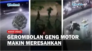 GEROMBOLAN Geng Motor di Kota Binjai Makin Meresahkan, Warga Nilai Polisi Tak Mampu Buat Efek Jera
