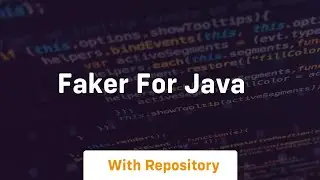 faker for java