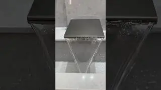Beautiful cool whatfall faucet #design #gadget #faucet #bathroom