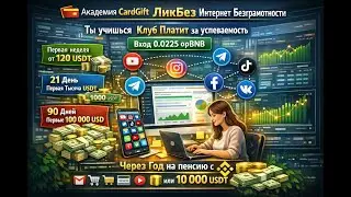 Открытие Академии CardGift &mdash; первой платформы, где ВАМ ПЛАТЯТ за ваше обучение!