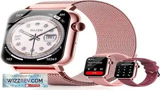 Smart Watches for Women 1.83'' HD Fitness Tracker with Answer Make Calls Heart