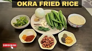 Homemade Okra Fried Rice | Easy Fried Rice Recipe | #recipe #homemade #trending #youtube @GazeGraze 