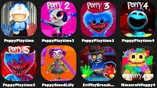 Poppy Playtime Chapter 1 to 5,Poppy Playtime 5 Fanmade Lilly Lovebraids,Poppy Playtime 4 Minecraft