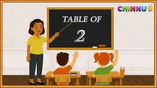 Table of 2 | Multiplication Tables English | Learn Multiplication of x2 | 2x1 |  @chinnutvkids ​