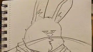 How to draw easter rabbit #easter #rabbit #drawing #art #sketch #pets #bunny #cute #pencildrawing