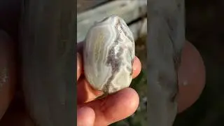 STUNNING TRANSFORMATION 🤯  #agate  #rockhounding #geology #rocks #nature #youtubeshorts
