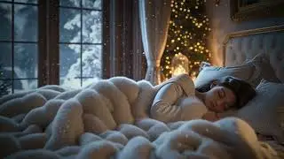 Deep Sleep Story | Cozy Winter Bedroom Ambience | Deep Sleep Music | 3 Hours | No Talking