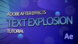 Text Explosion | After Effects for Beginners