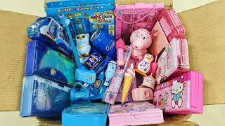 Pink Stationery Collection and Blue Stationery Collection, pencil box, pink toy, School Stationery