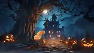 Haunting Halloween Ambience 🎃 Spooky Soundscape for Relaxation & Sleep