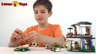 LEGO Creator Modular Modern Home Set 31068 Time Lapse Build and Review