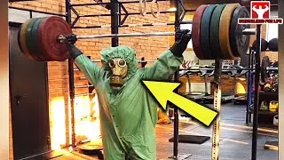 Bodybuilding in Chemist Suit - Squat 400 kg and Bench Press 307 kg