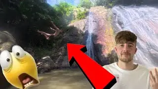 Nick and Matt create a tsunami after cannon balling into lagoon?! 