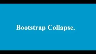 Bootstrap Collapse