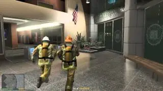 GAMEPLAY GTA V CAP # 57 THE BUREAU RAID FIRE CREW APPROACH)