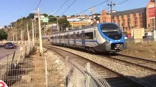 Tren X-trapolis modular por Estacion Portales Valparaiso