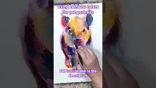 How to paint an adorable pet portrait (part 1)