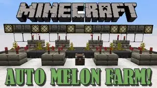 Fully Automatic Melon Farm - Minecraft Tutorial