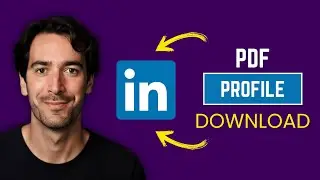 How To Download LinkedIn Profile As PDF (EASY Method)