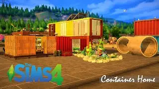 The Sims 4 - Container Home (NO CC) [STOP MOTION]