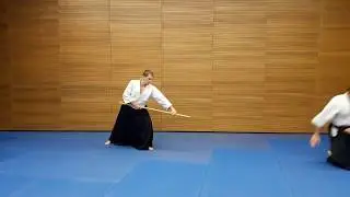 Jo dori, Chudan tsuki, Kokyu nage