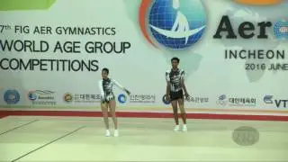 India  (IND) - 2016 Aerobic Worlds, Incheon (KOR) - Qualifications Mixed Pair