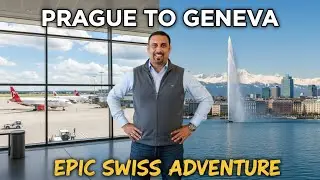 Prague to Geneva Flight 🇨🇭 | Exploring Prague Airport | Switzerland Travel Vlog