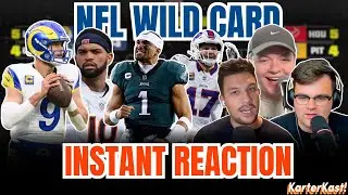 NFL WILD CARD REACTION: BEARS CAN'T LOSE | PANTHERS ALMOST SHOCK THE WORLD | EAGLES CHOKE