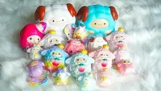 sheep squishy collection! | yumeno, pat pat zoo, puni maru