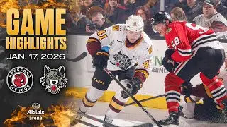 Rockford Icehogs at Chicago Wolves | Game Highlights | January 17, 2026