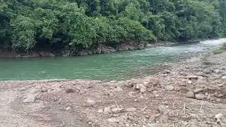 Beautiful view of Dikhu river nagaland North East India