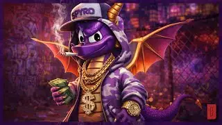 Spyro The Dragon - Rap Cover Suno AI