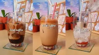 iced coffee is my favorite color!🤎✨#coffee #tiktok #shorts