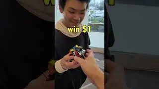 Can He Solve the Gear Cube for $1? @hridthecuber @aarondoescubing